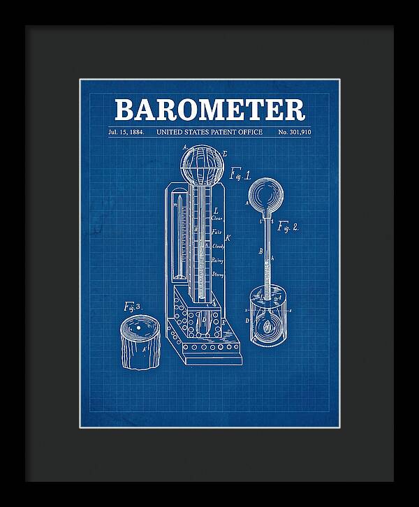 Barometer Blueprint Patent Us301910