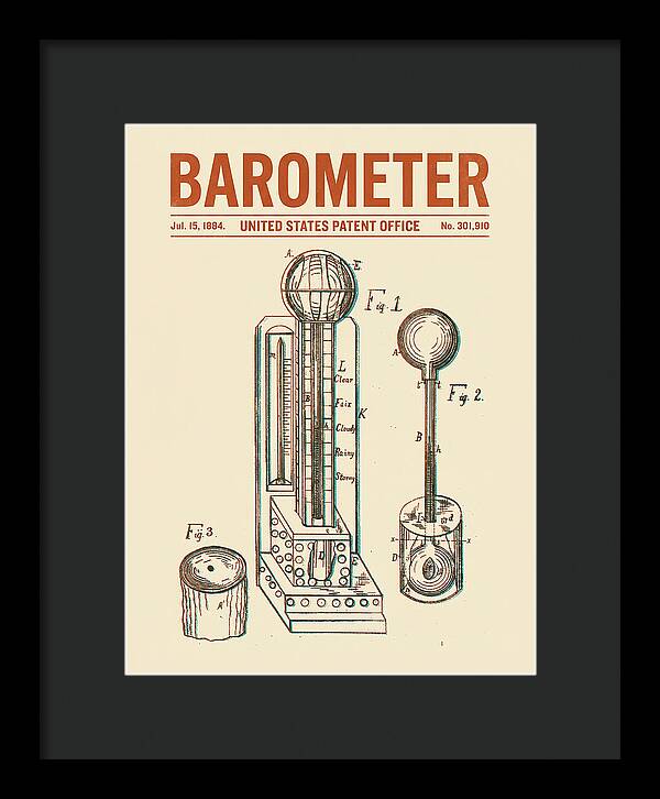 Barometer Retro Patent Us301910