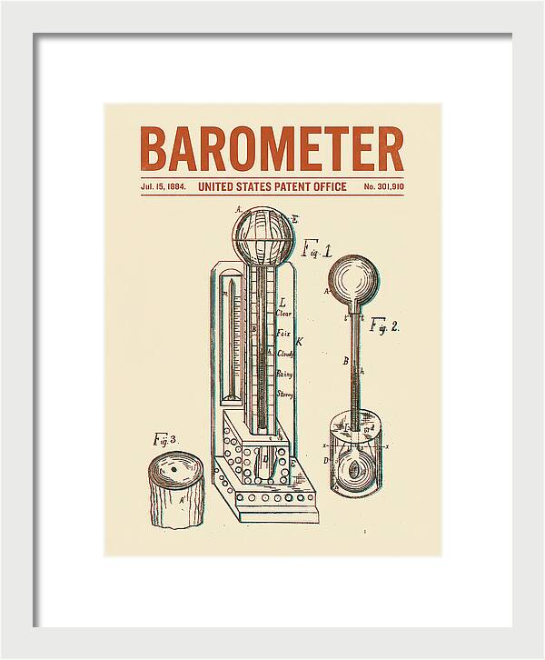 Barometer Retro Patent Us301910