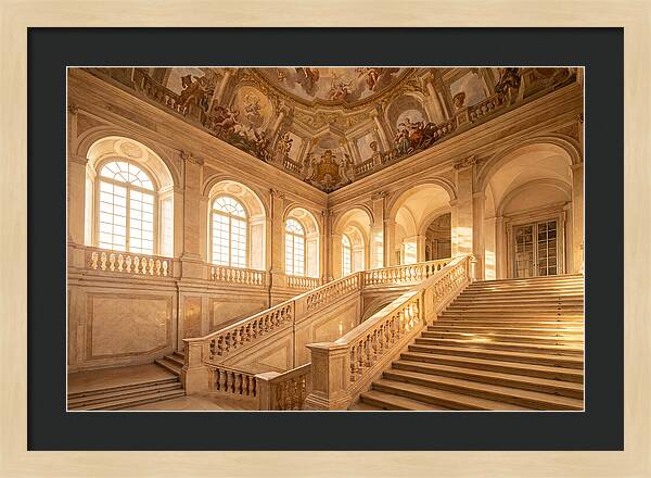 Baroque Palace Staircase Elegance