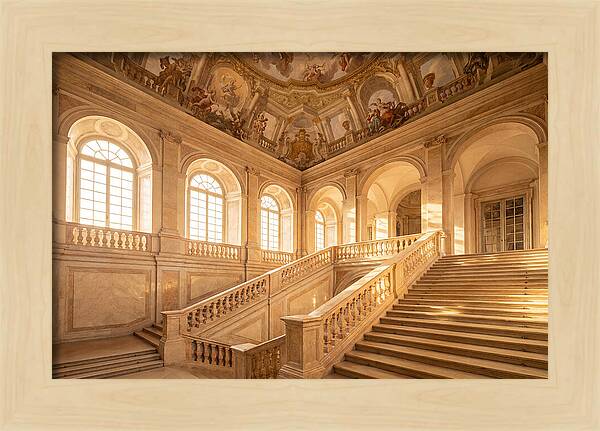 Baroque Palace Staircase Elegance