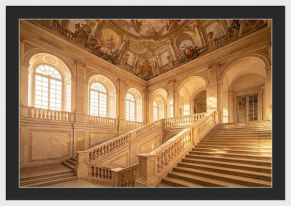 Baroque Palace Staircase Elegance