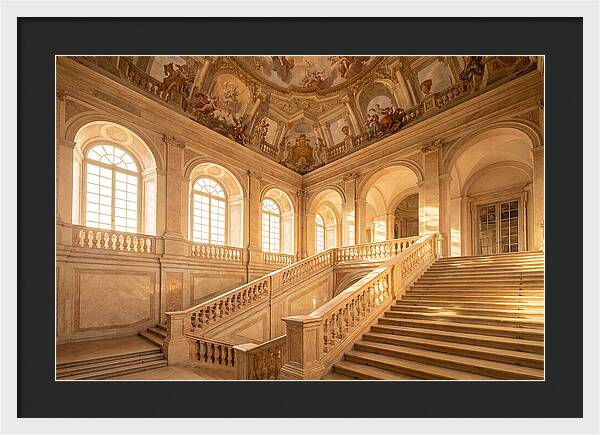 Baroque Palace Staircase Elegance