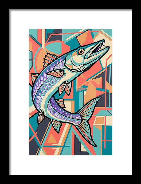 Barracuda In Vibrant Geometry