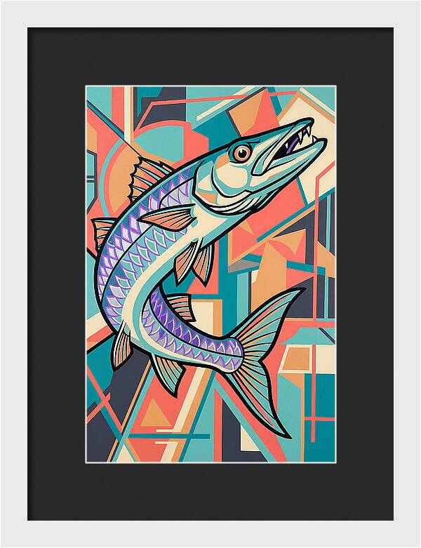 Barracuda In Vibrant Geometry