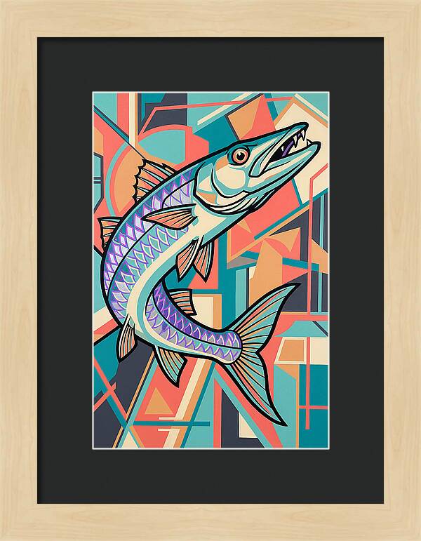 Barracuda In Vibrant Geometry