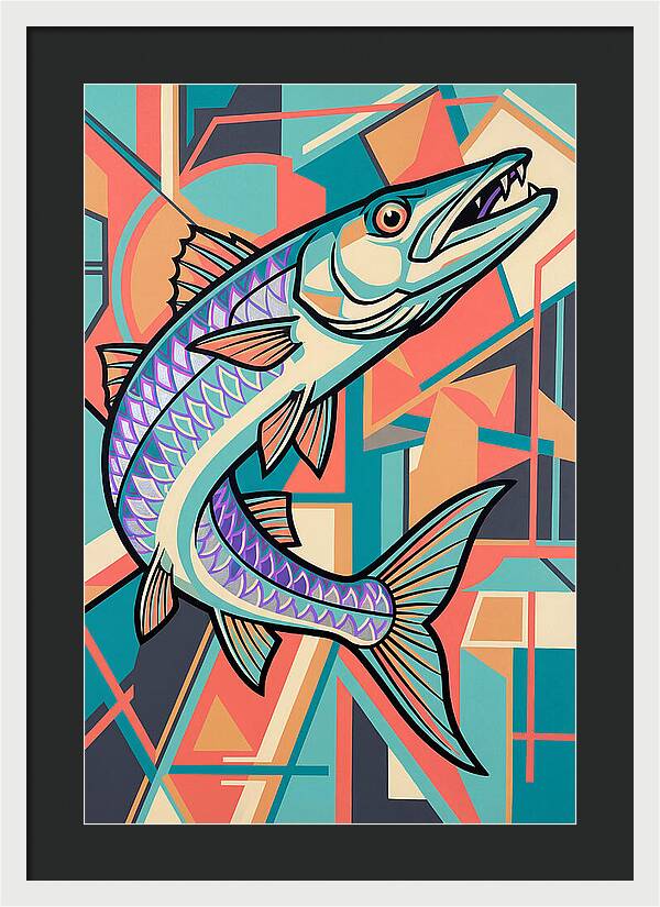 Barracuda In Vibrant Geometry