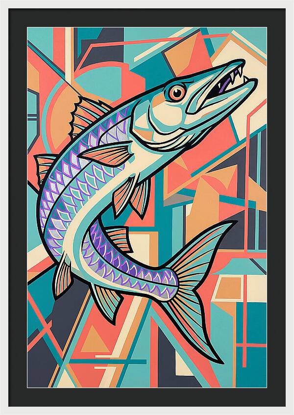 Barracuda In Vibrant Geometry