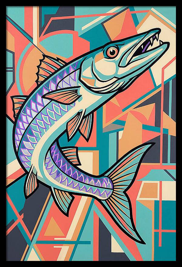 Barracuda In Vibrant Geometry
