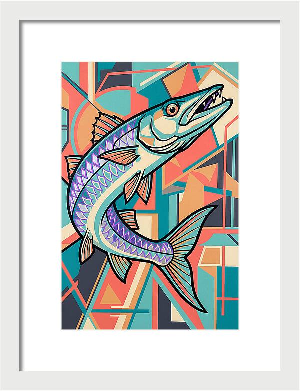 Barracuda In Vibrant Geometry