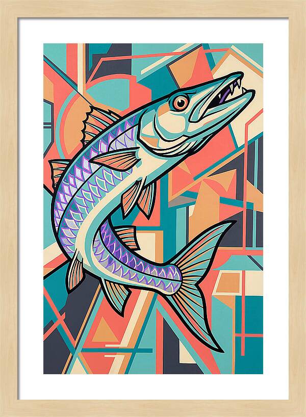 Barracuda In Vibrant Geometry