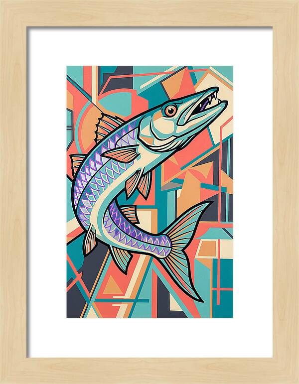 Barracuda In Vibrant Geometry