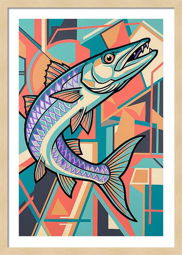 Barracuda In Vibrant Geometry