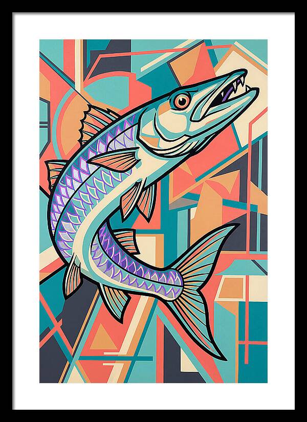 Barracuda In Vibrant Geometry