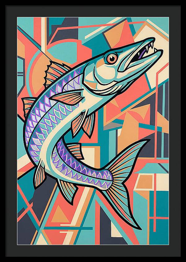 Barracuda In Vibrant Geometry