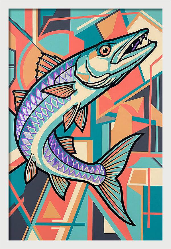 Barracuda In Vibrant Geometry