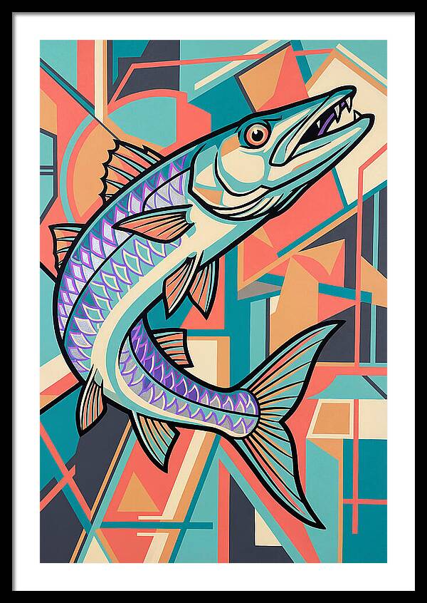 Barracuda In Vibrant Geometry