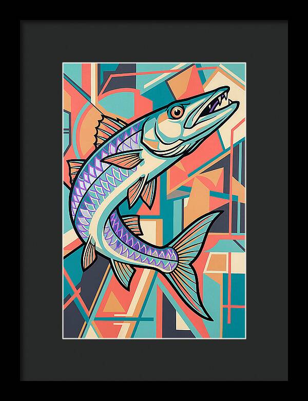 Barracuda In Vibrant Geometry