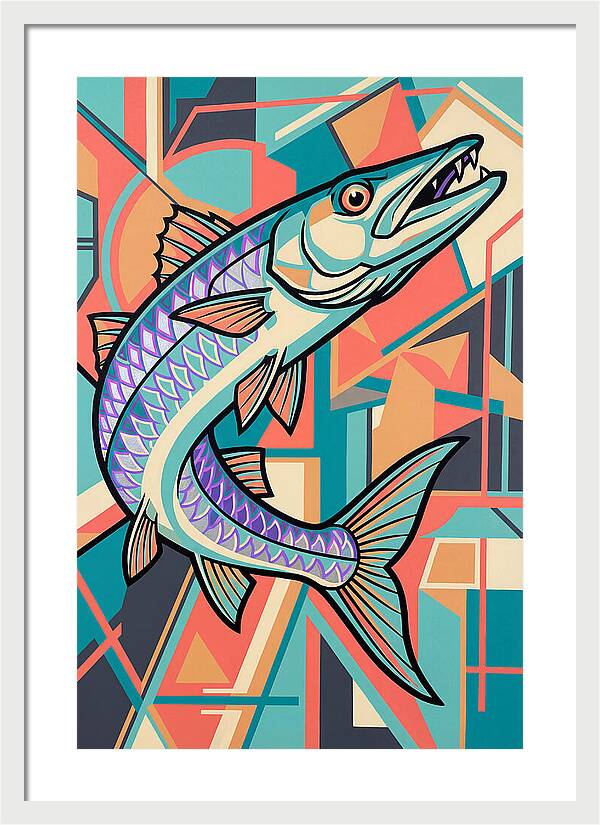 Barracuda In Vibrant Geometry