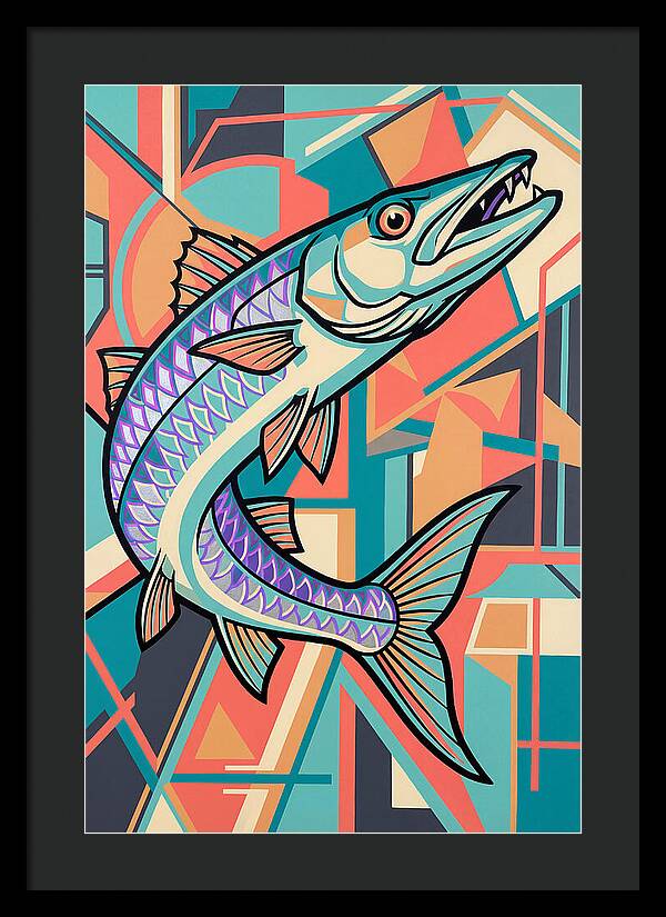 Barracuda In Vibrant Geometry