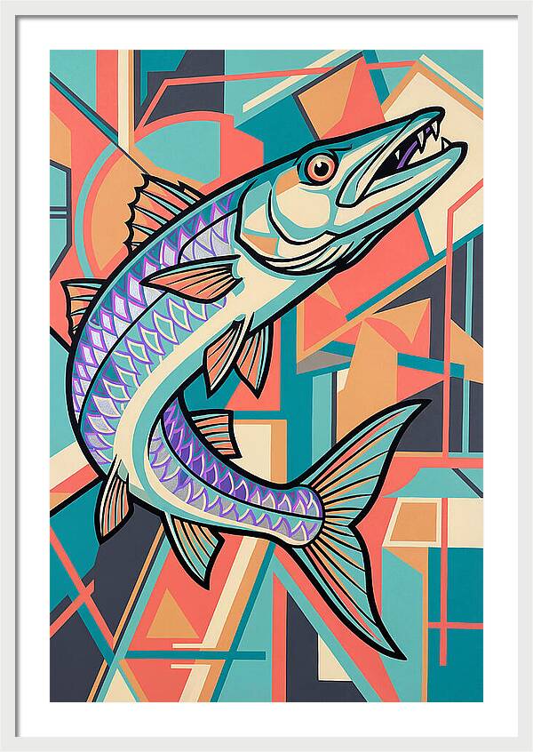 Barracuda In Vibrant Geometry