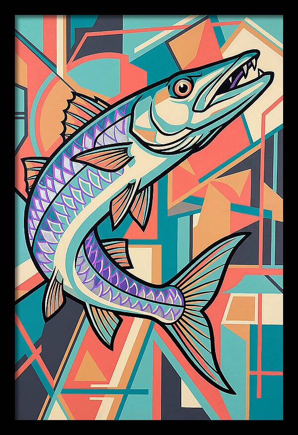 Barracuda In Vibrant Geometry
