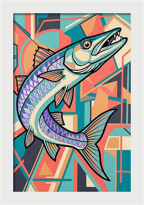 Barracuda In Vibrant Geometry