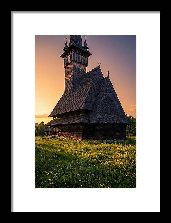 Barsana Monastery At Golden Hour