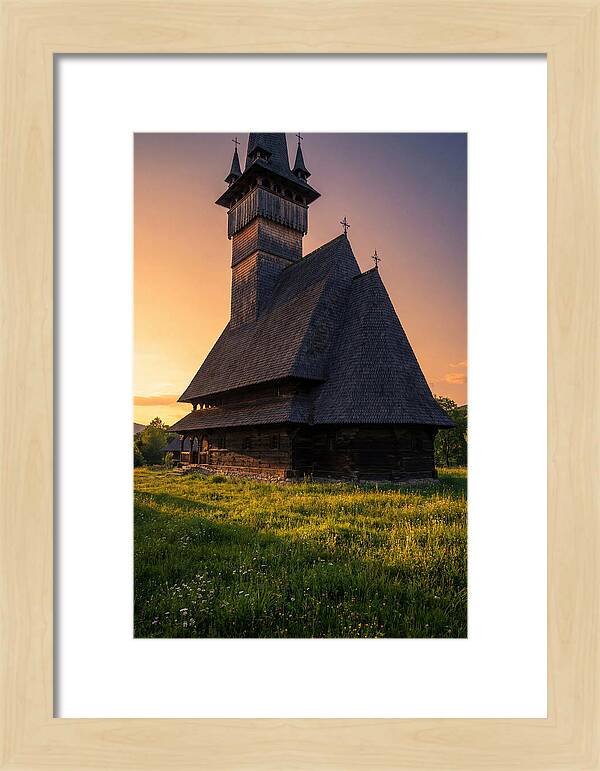 Barsana Monastery At Golden Hour