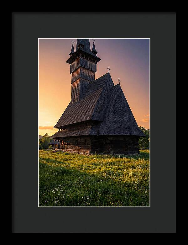 Barsana Monastery At Golden Hour