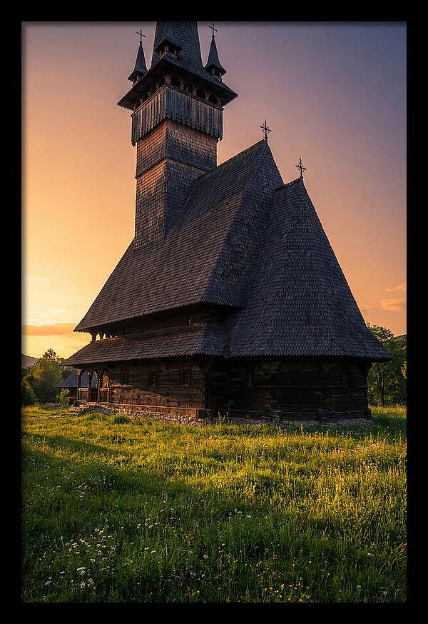 Barsana Monastery At Golden Hour