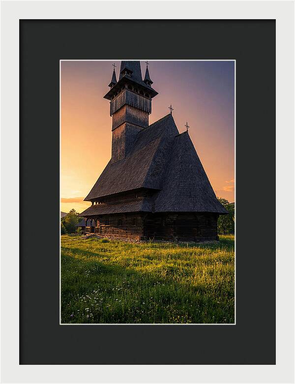 Barsana Monastery At Golden Hour