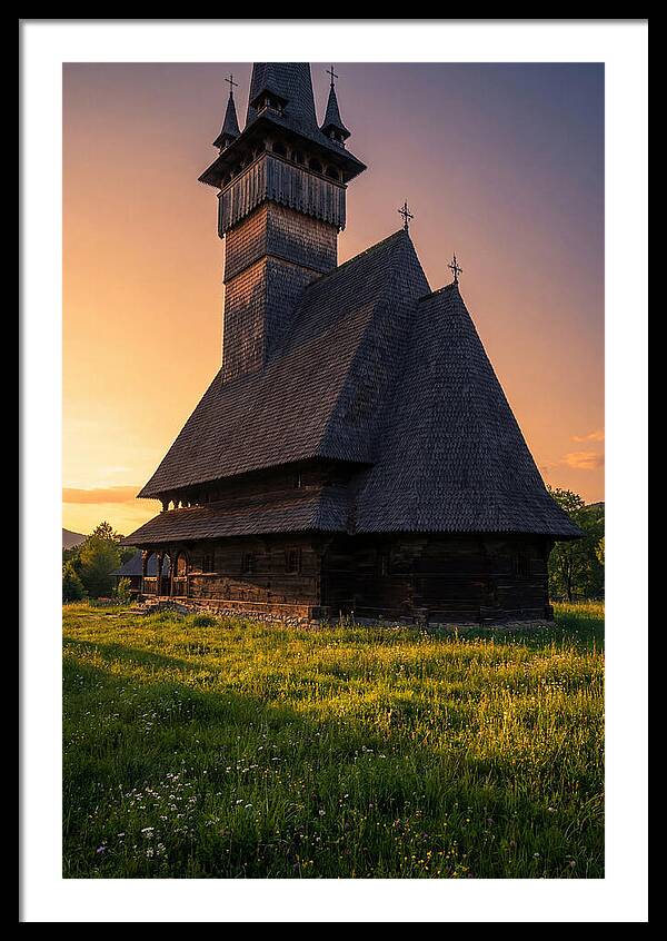 Barsana Monastery At Golden Hour