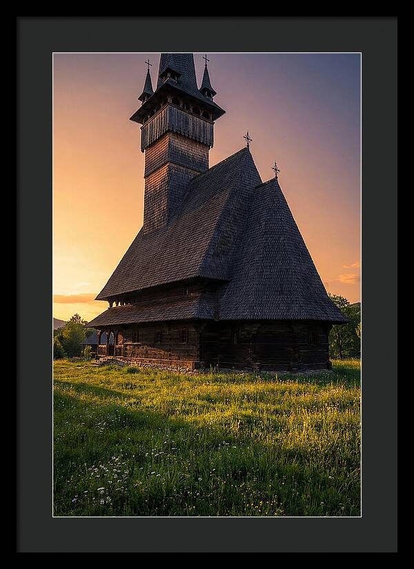 Barsana Monastery At Golden Hour