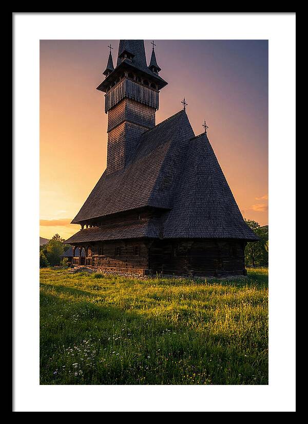Barsana Monastery At Golden Hour