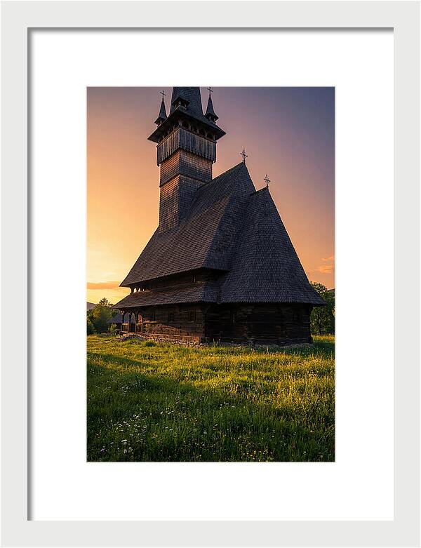 Barsana Monastery At Golden Hour