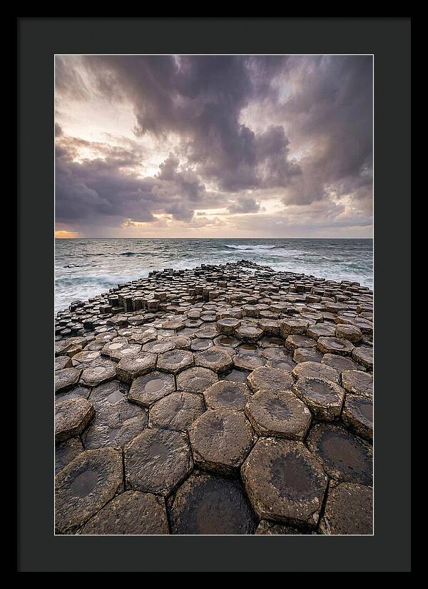 Basalt Columns At Dusk