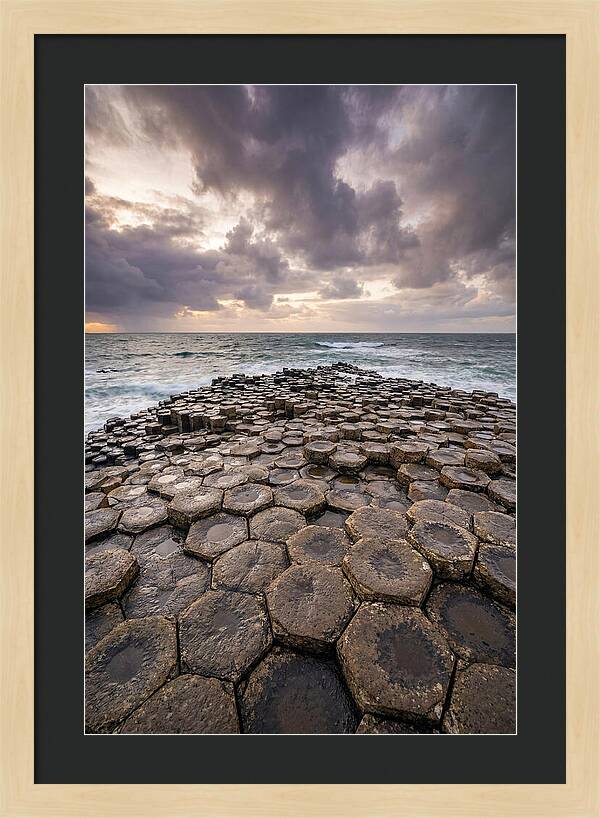 Basalt Columns At Dusk