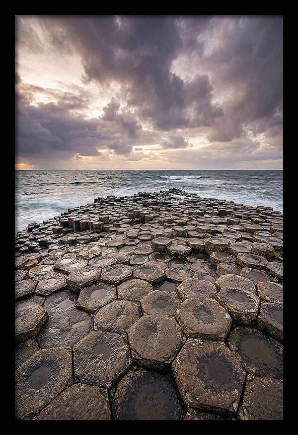 Basalt Columns At Dusk