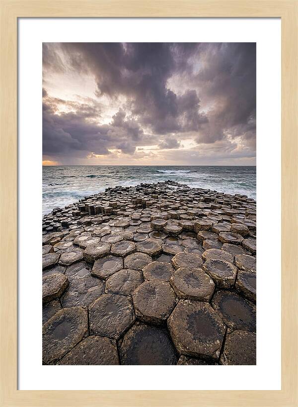Basalt Columns At Dusk