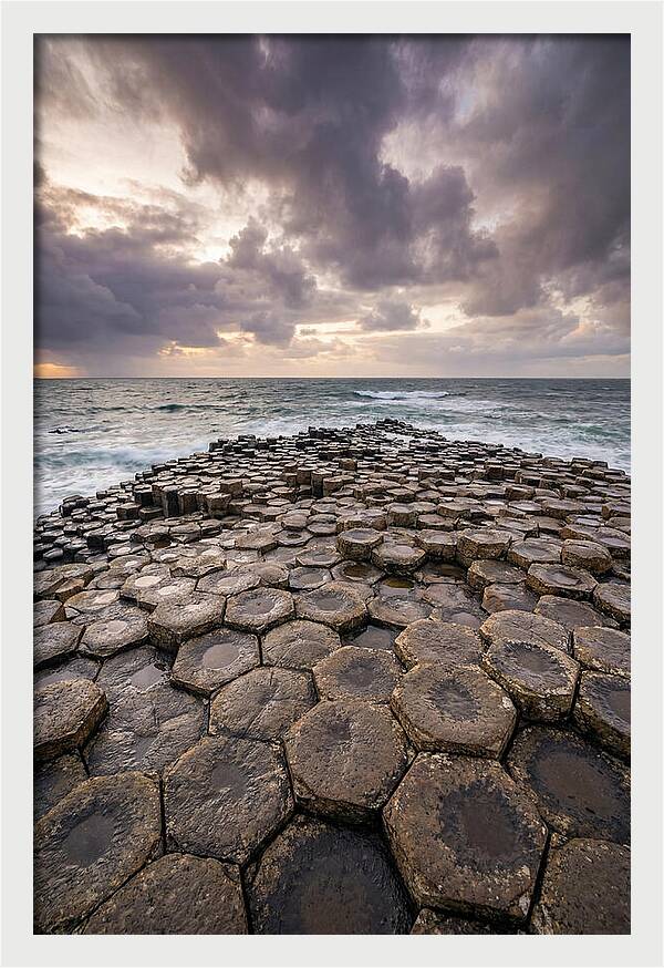 Basalt Columns At Dusk