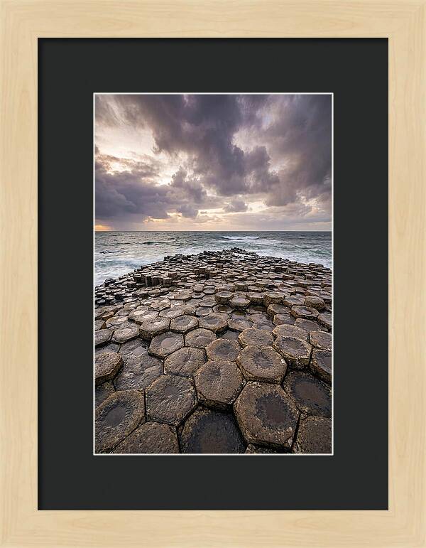 Basalt Columns At Dusk