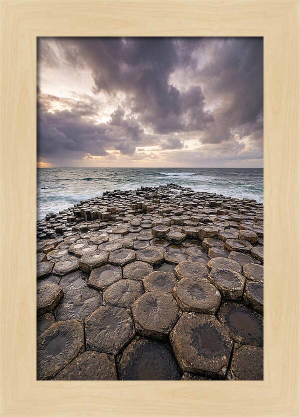 Basalt Columns At Dusk