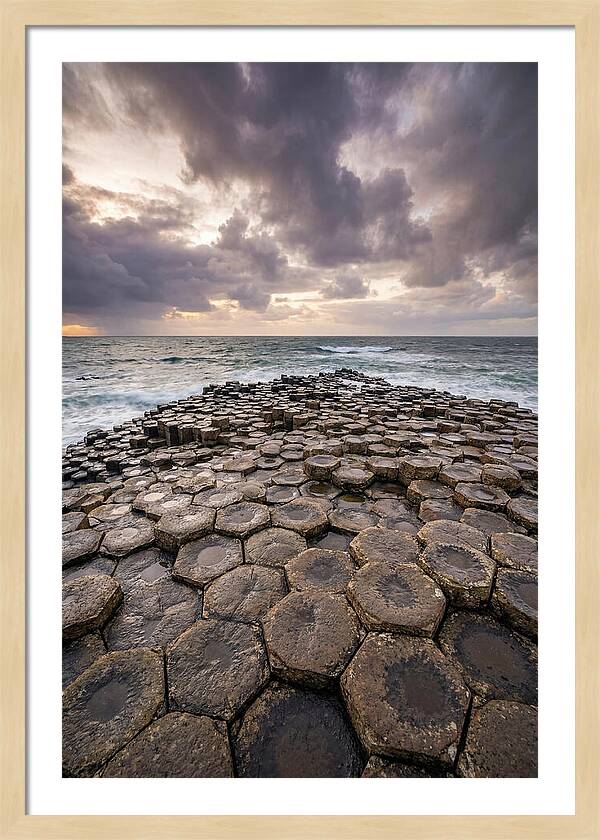 Basalt Columns At Dusk