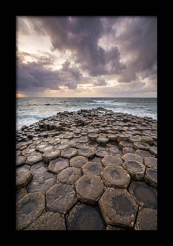 Basalt Columns At Dusk