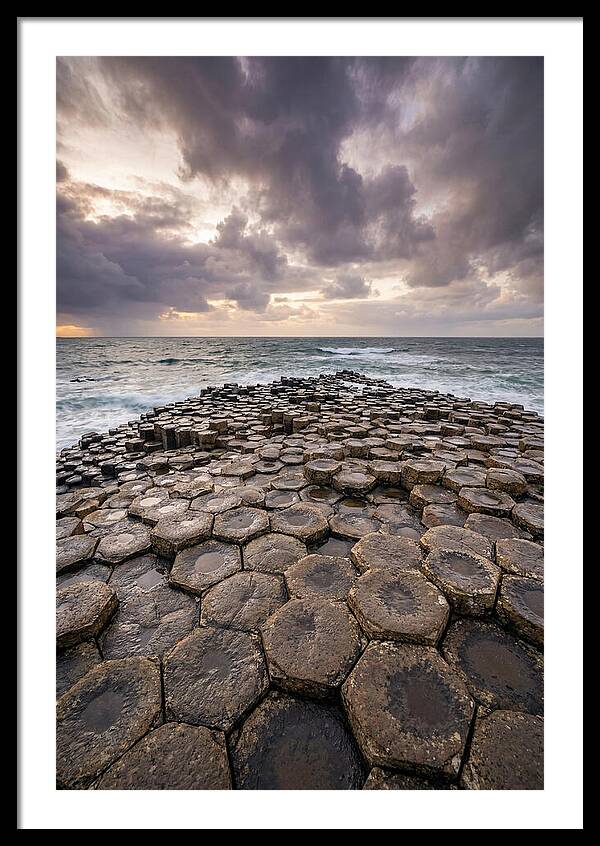 Basalt Columns At Dusk