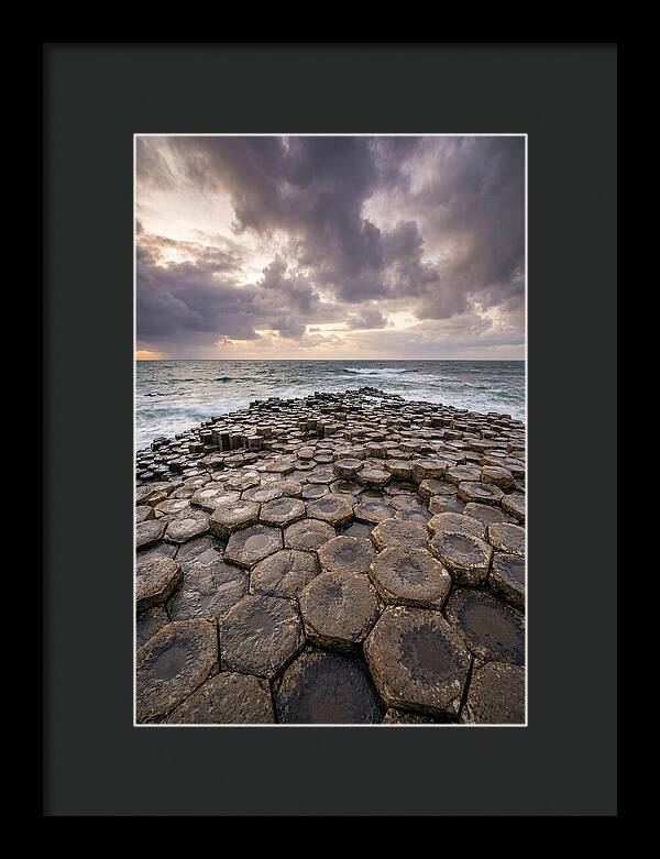 Basalt Columns At Dusk