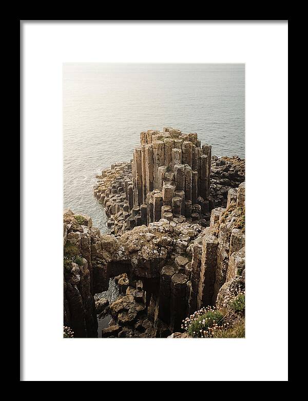 Basalt Columns In Hexagonal Formation