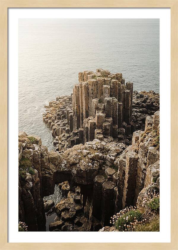 Basalt Columns In Hexagonal Formation
