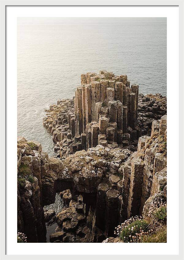 Basalt Columns In Hexagonal Formation